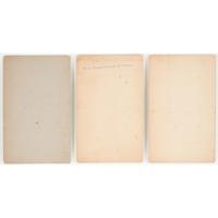 Trio of Boudoir Cards of Oklahoma Territory and Iowa Indians, Incl. Blind Tohee, Chief of the Iowas
