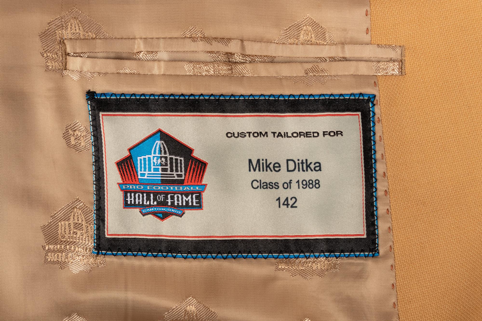 Mike Ditka's Personally Owned and Worn Pro Football Hall of Fame Jacket