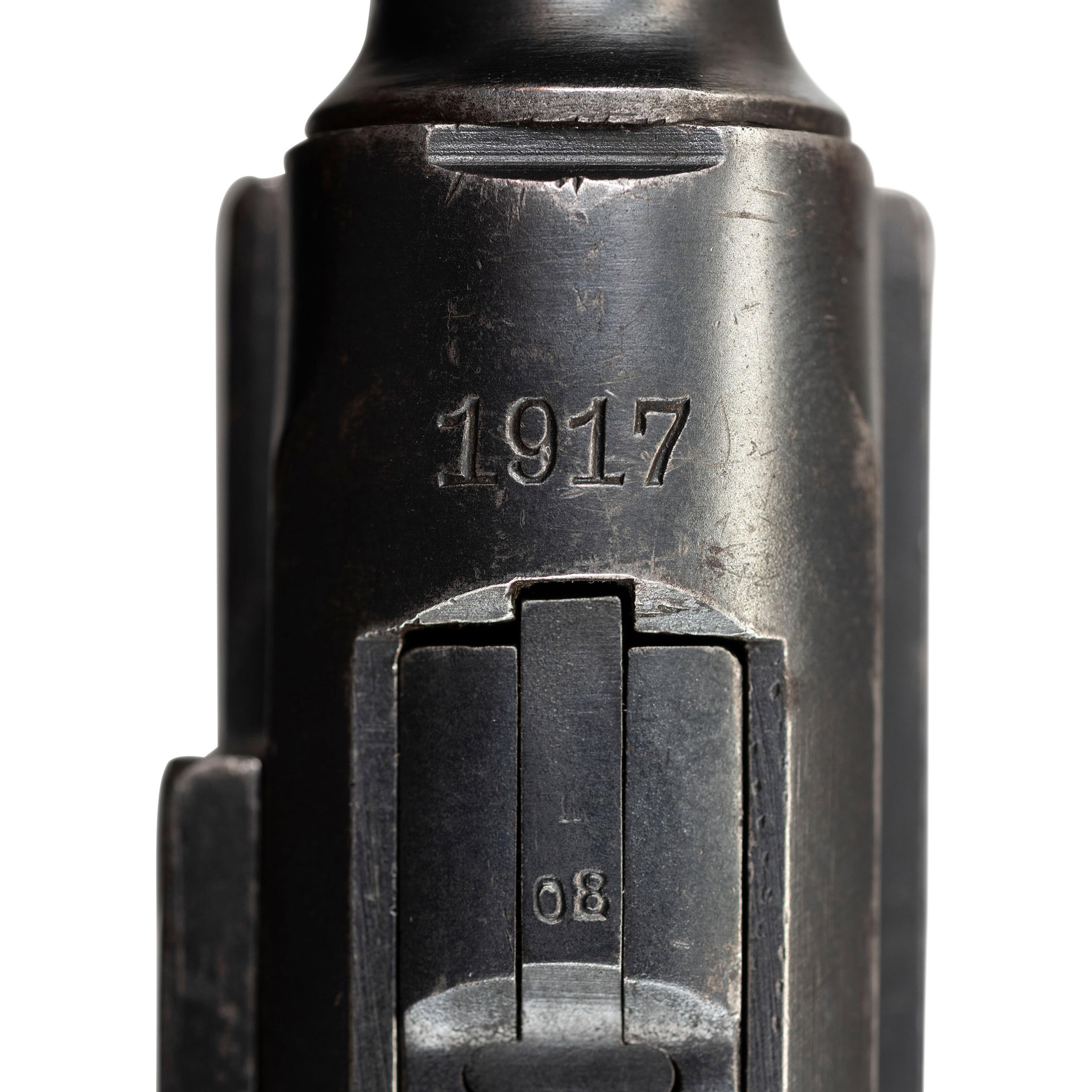 ** Erfurt P.08 Luger Dated 1917 with Matching Numbers and Martial Markings