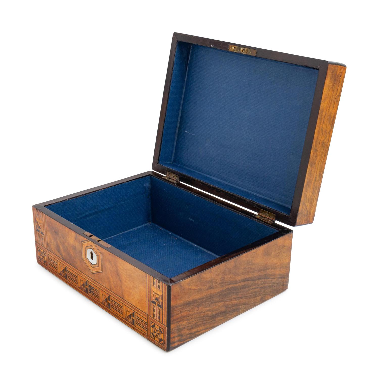An English Tunbridge Ware Work Box — 19TH CENTURY