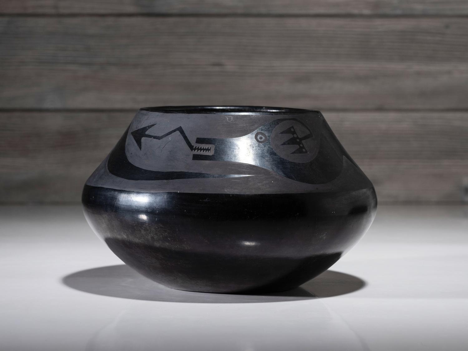Blackware Pottery Jar 1923-1925