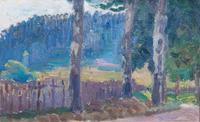 Hippolyte Petitjean, (French, 1854-1929), Paysage
