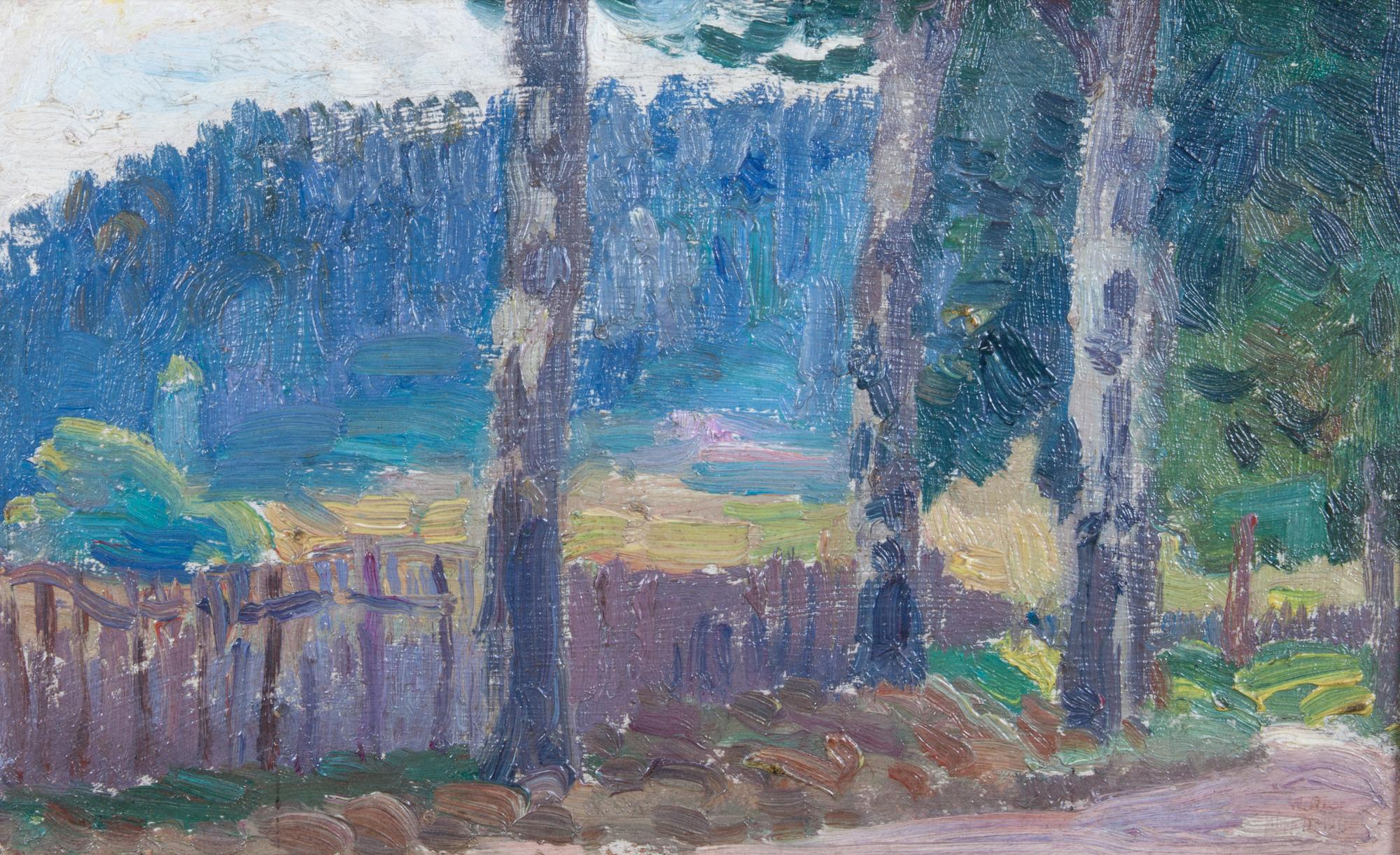Hippolyte Petitjean, (French, 1854-1929), Paysage