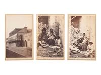 [TEXAS]. A group of 8 outdoor views of Brownsville-Matamoros, incl. 3 by Louis De PLANQUE.