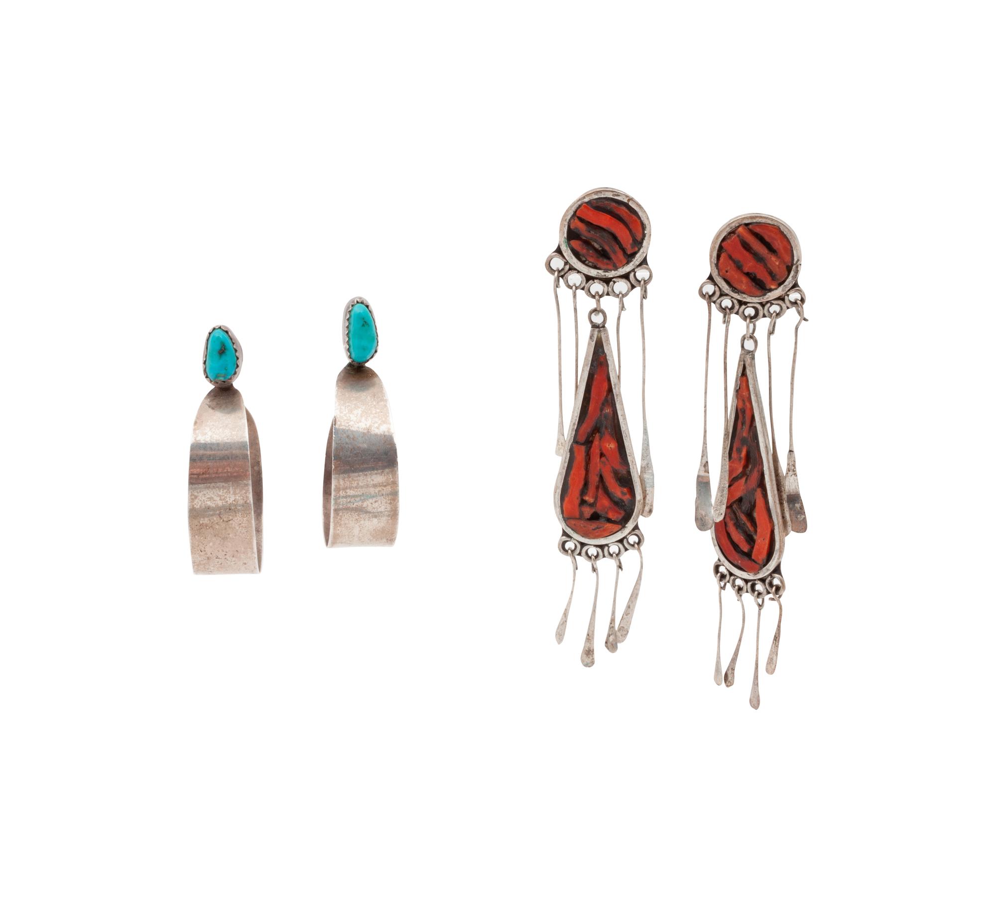 Group of Southwestern Earrings