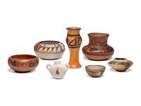 Group of Hopi Pottery
