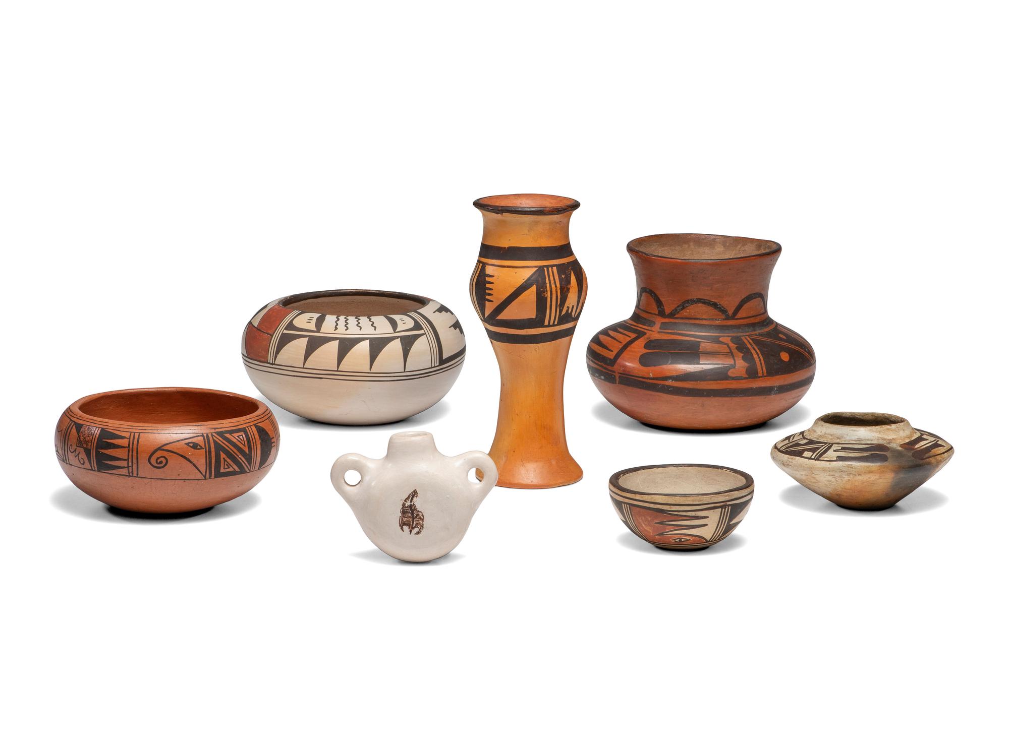 Group of Hopi Pottery
