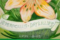 Day Lillies and Pansies (A Pair of Works)