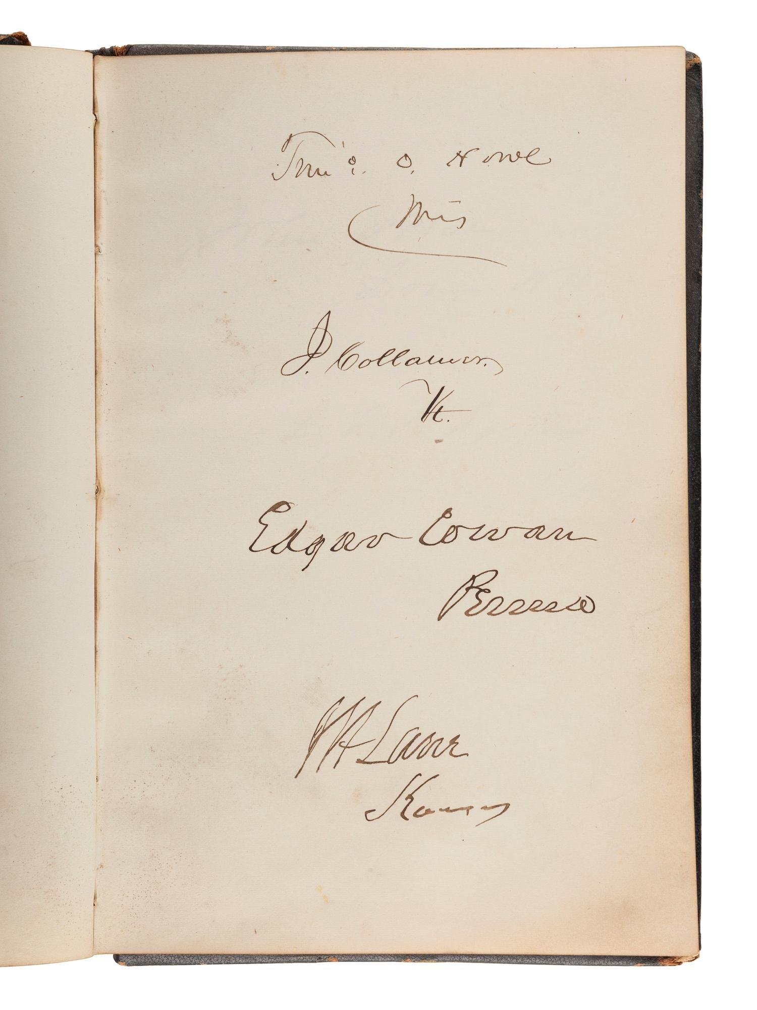 [LINCOLN, Abraham (1809-1865), DOUGLASS, Frederick (ca 1818-1895), and others - AUTOGRAPH ALBUM].