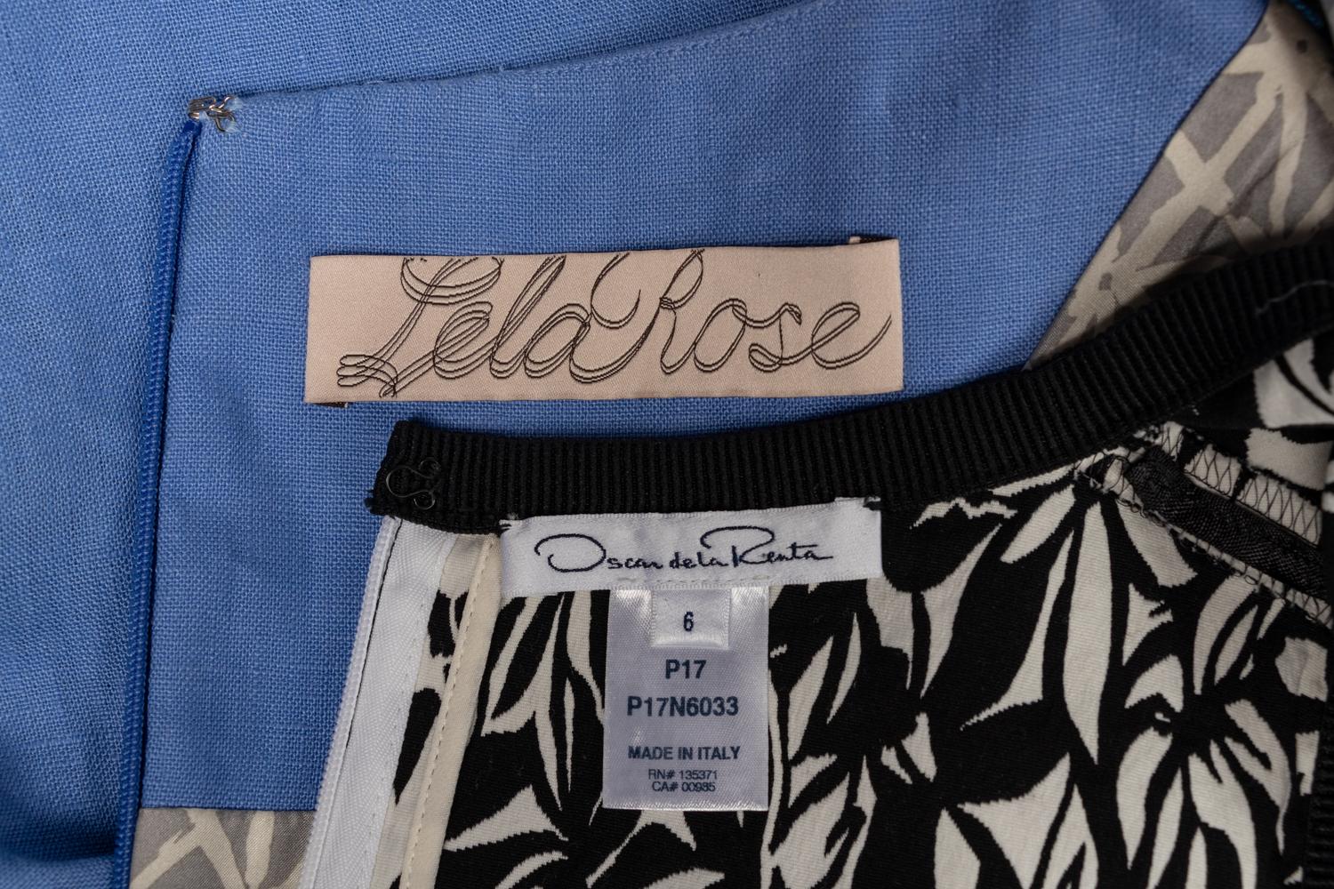 Lela Rose Dress and Oscar de la Renta Dress