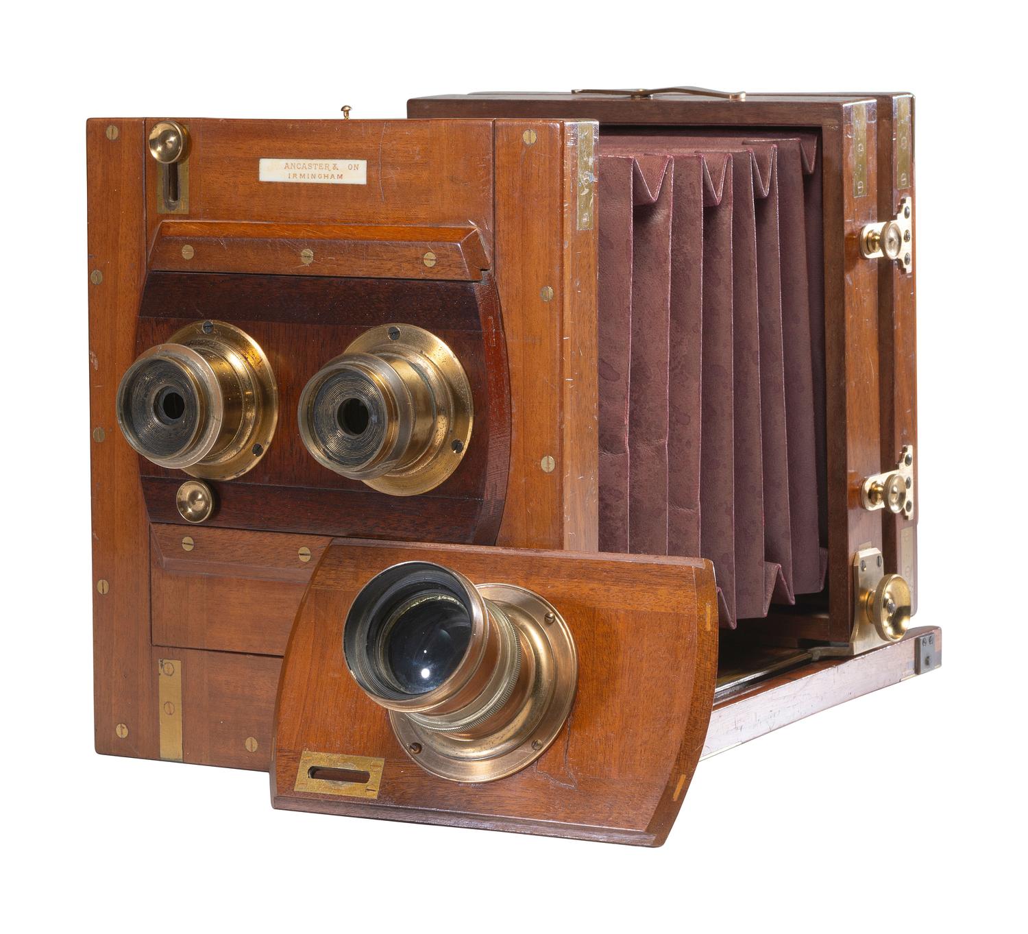 [CAMERAS]. The Special Patent Stereo Camera. Ca 1890.