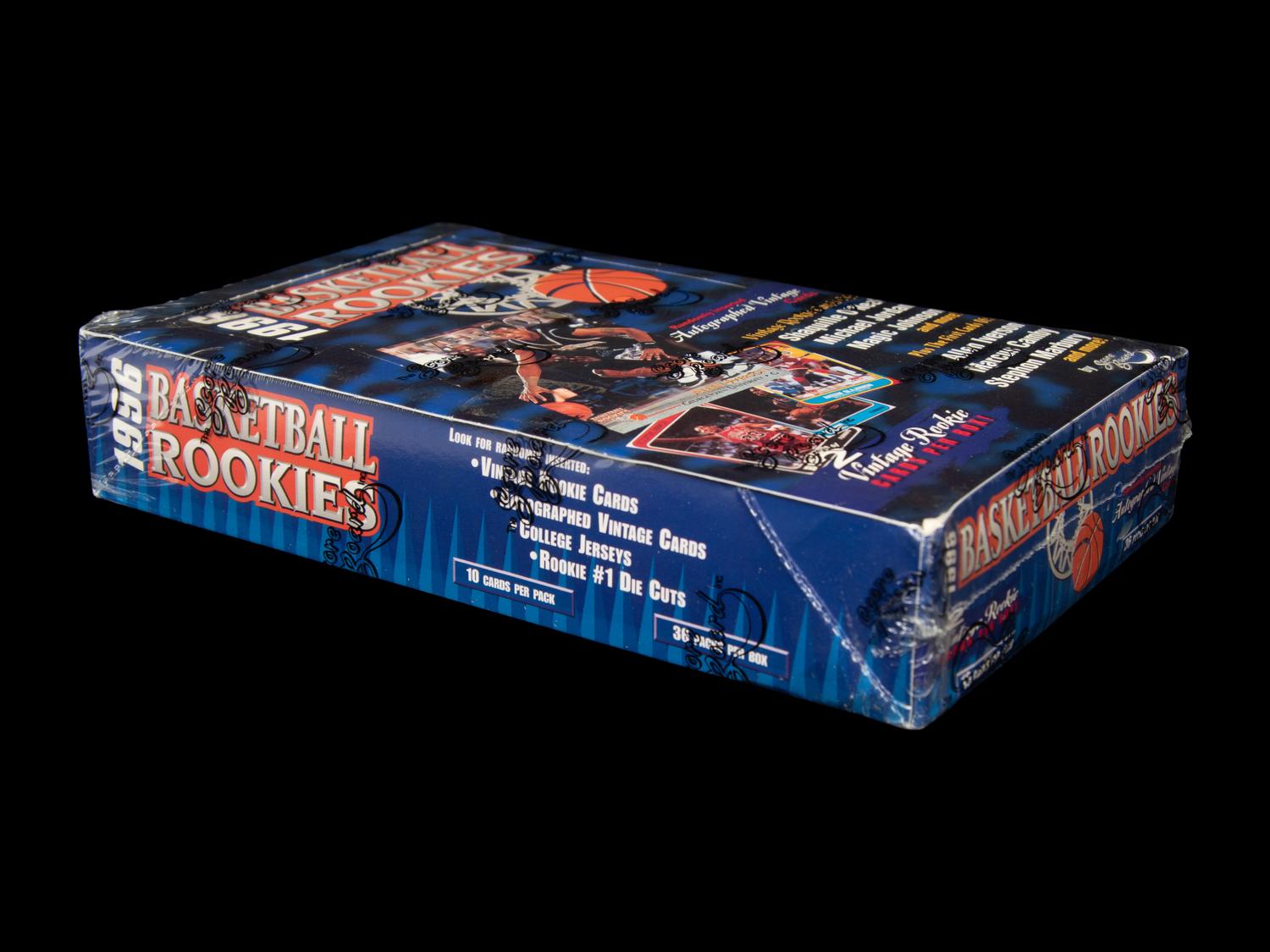 A Retail Box of 1996 Scoreboard Basketball Rookies Cards (Kobe Bryant Rookie)
