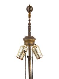 A Gilt Metal and Sèvres Style Porcelain Urn Mounted as a Lamp