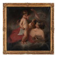 Venus Chiding Cupid for Learning to Cast Accounts