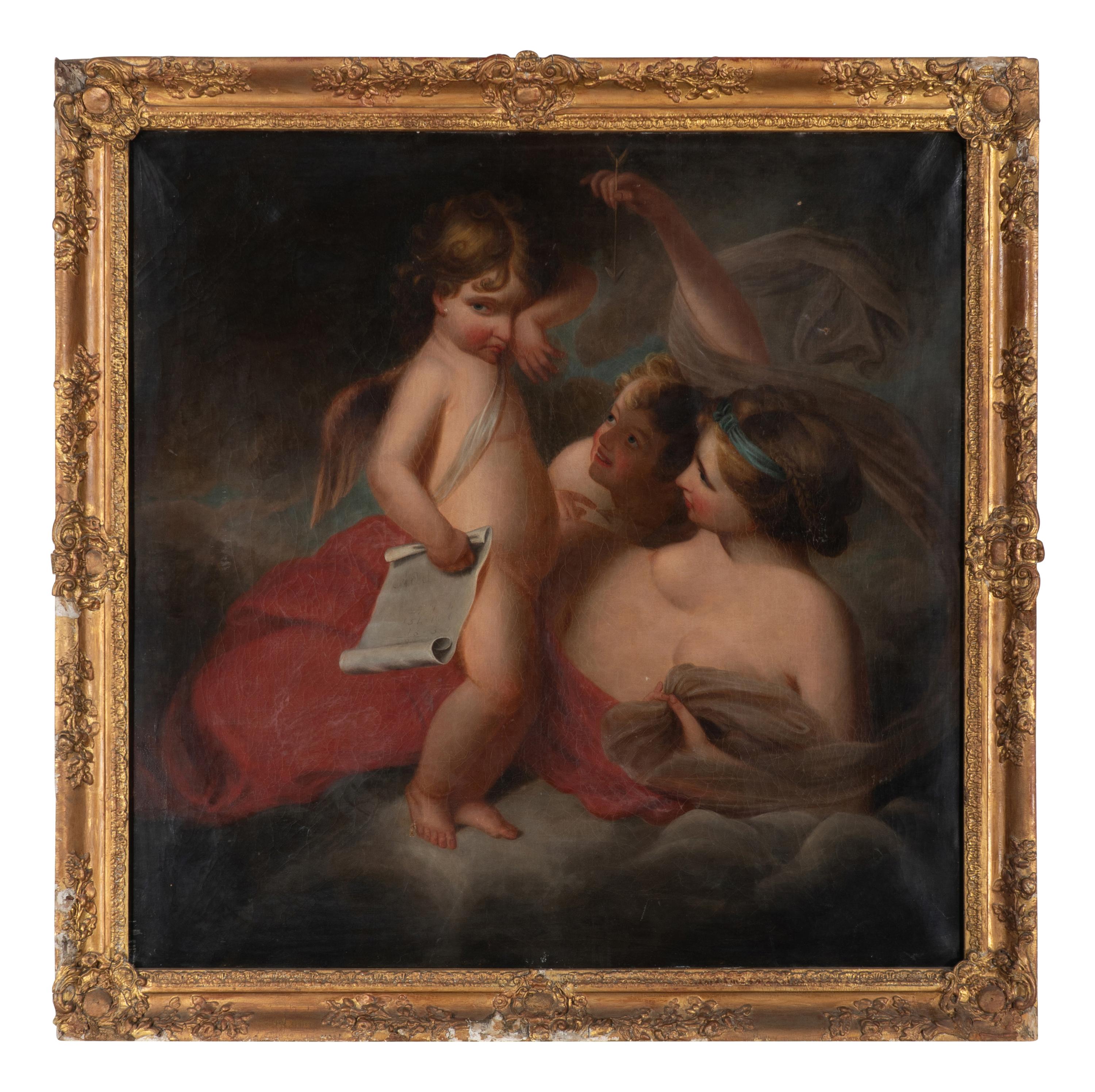 Venus Chiding Cupid for Learning to Cast Accounts