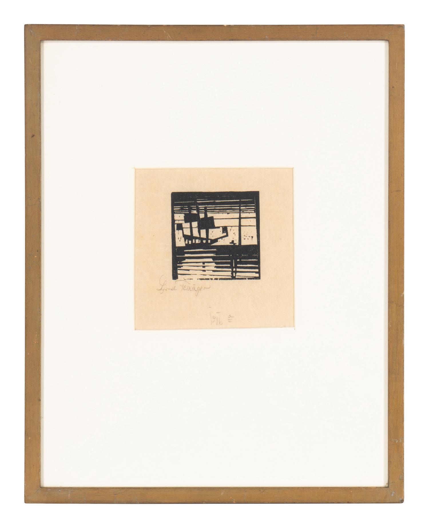 Dreimaster vor Anker, 1919