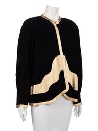 Three Jean Muir Color Blocked Suede Jackets, 1970-80s