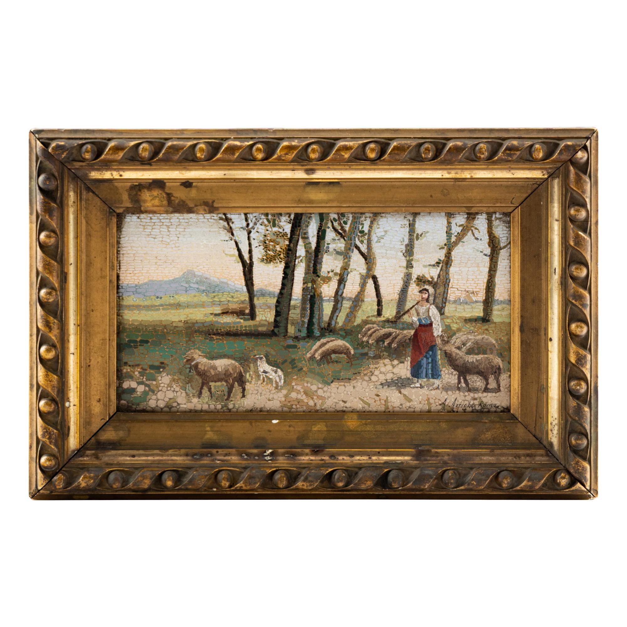An Italian Micromosaic Plaque