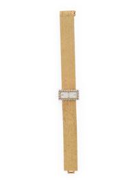 VACHERON & CONSTANTIN, 18K YELLOW GOLD BACKWIND WATCH WITH DIAMOND BEZEL