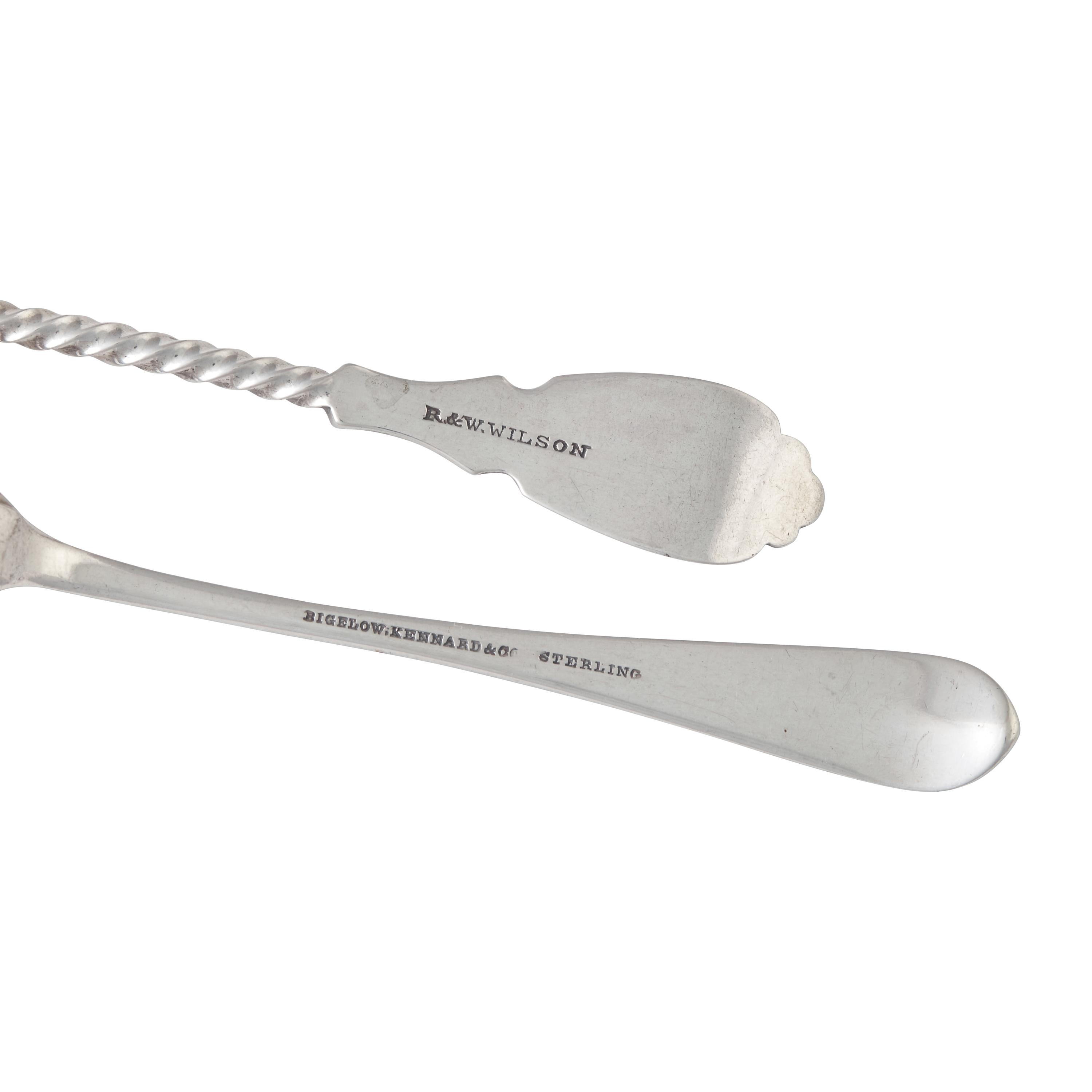 An Assorted Collection of Silver Flatware Articles