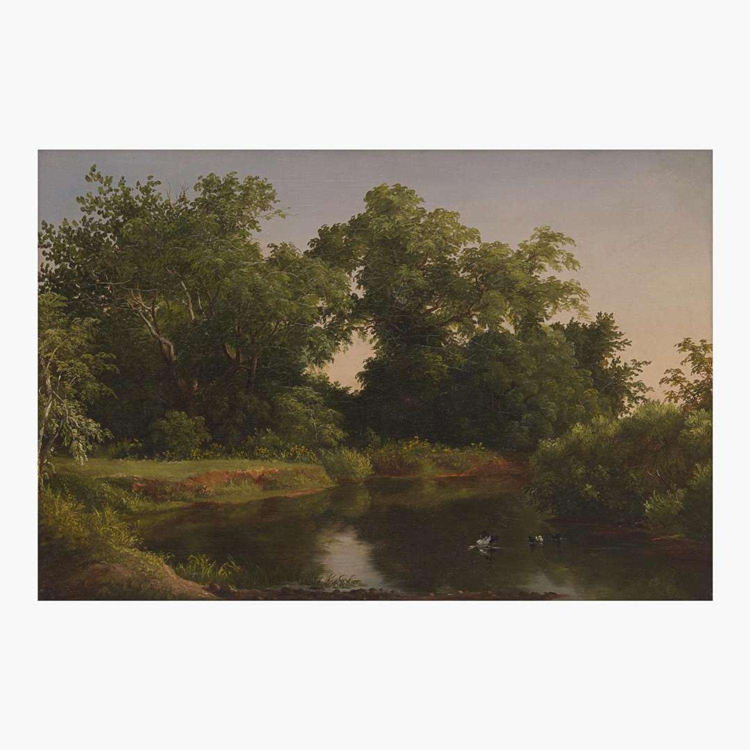Jasper Francis Cropsey (American, 1823–1900) The Pond