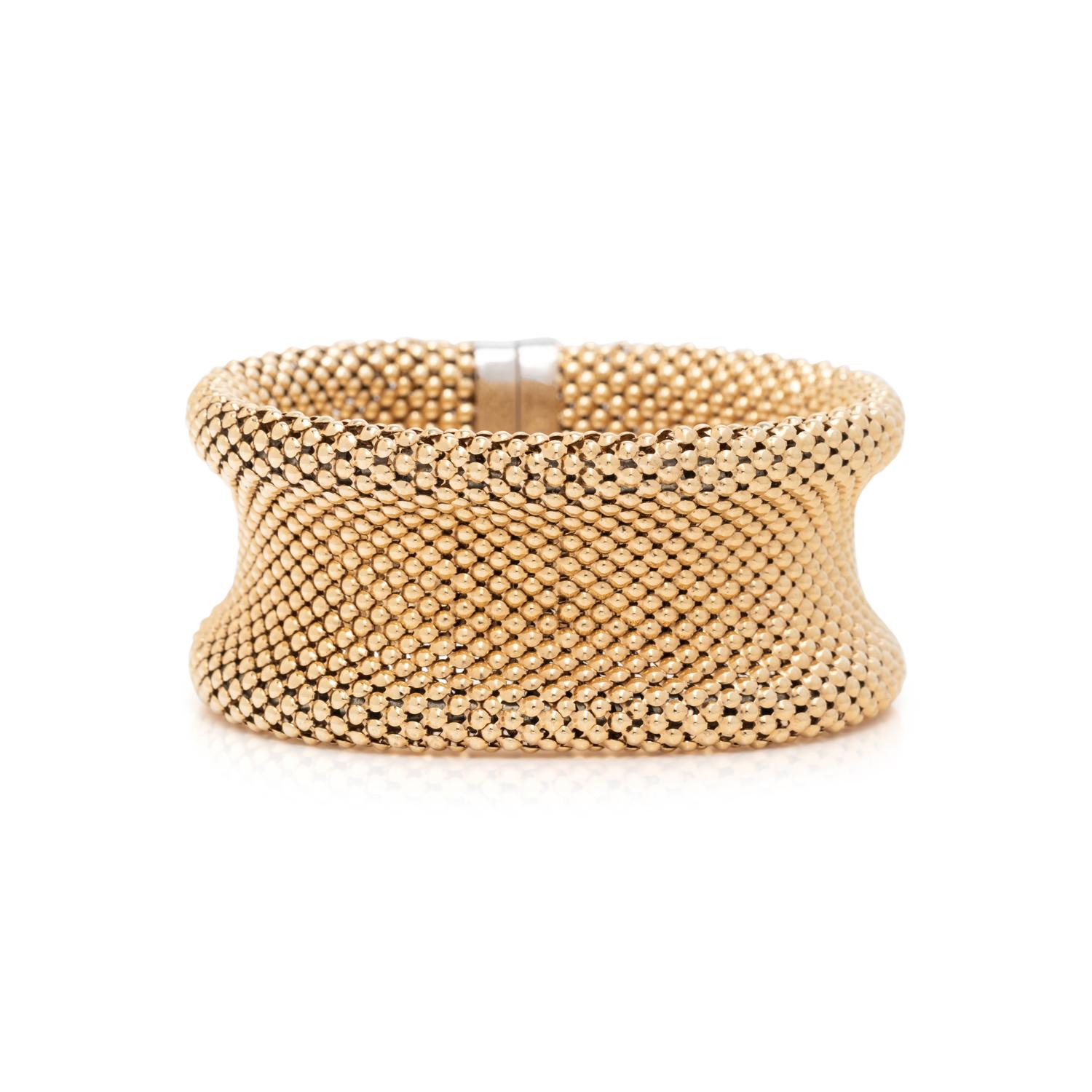 YELLOW GOLD AND DIAMOND BRACELET