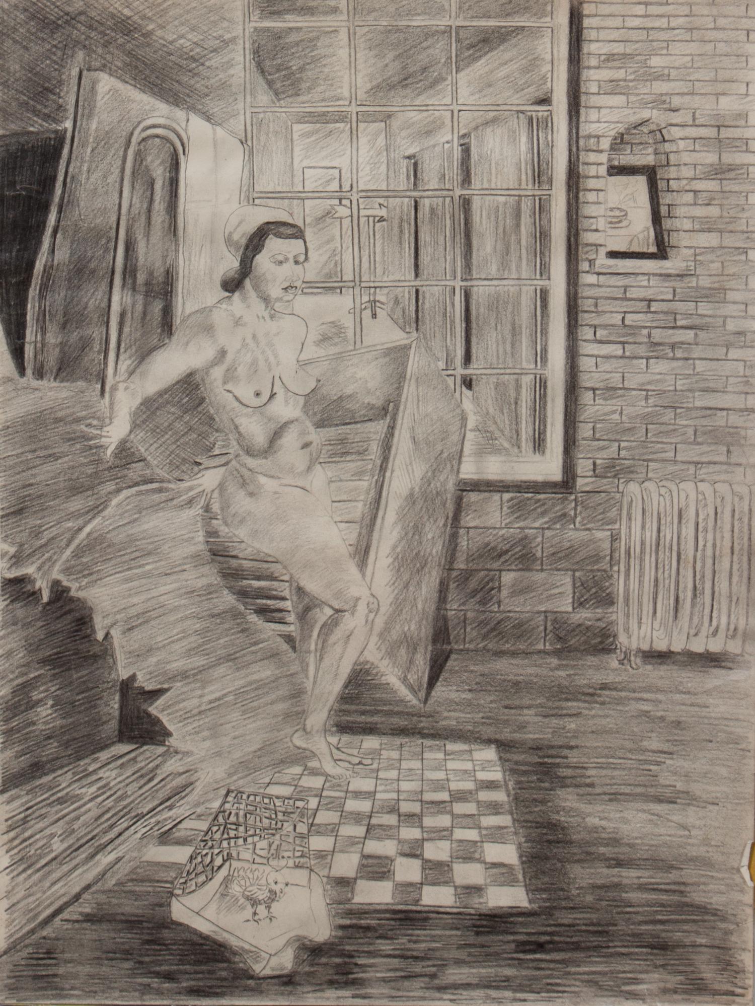 Beni Kosh (Charles Elmer Harris), (American, 1917-1993), Standing Nude