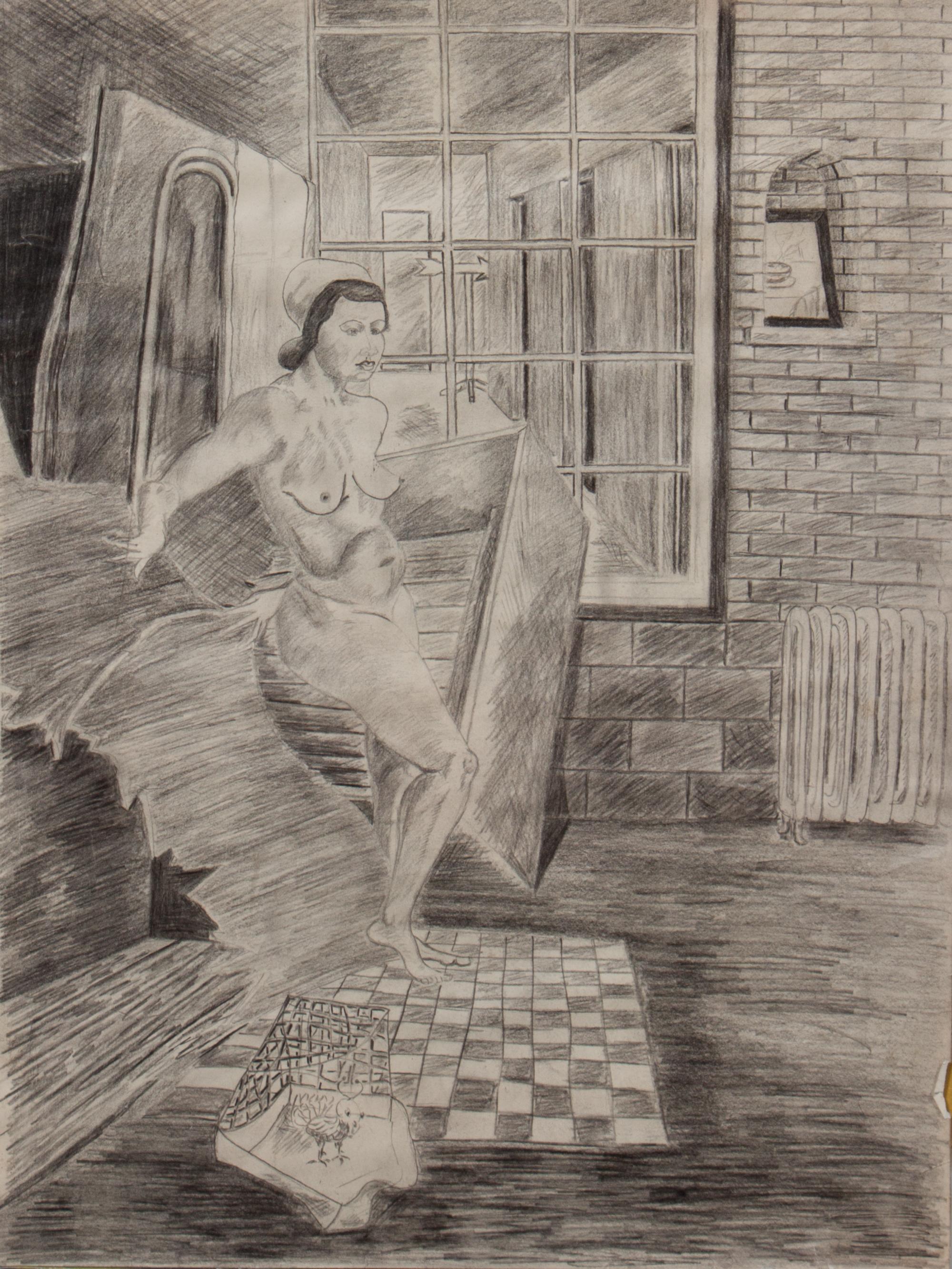 Beni Kosh (Charles Elmer Harris), (American, 1917-1993), Standing Nude