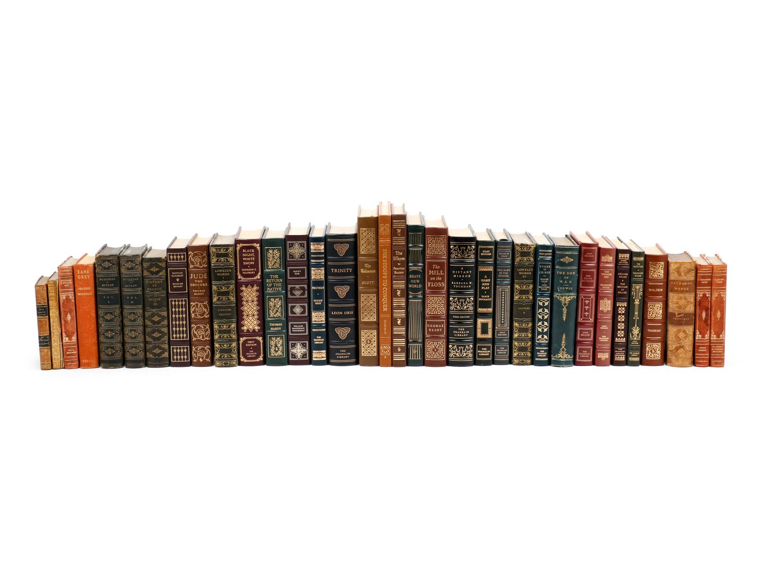 A Collection of Leather-Bound Decorative Bindings
