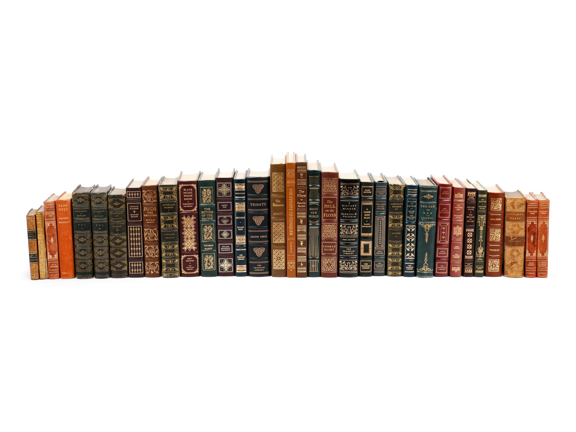 A Collection of Leather-Bound Decorative Bindings