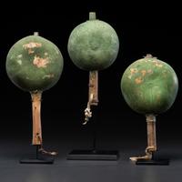 Pueblo Polychrome Gourd Rattles, From the Collection of Dick Jemison, Alabama