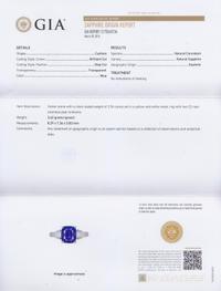 A Fine Platinum, Sapphire and Diamond Ring, 2.30 dwts.