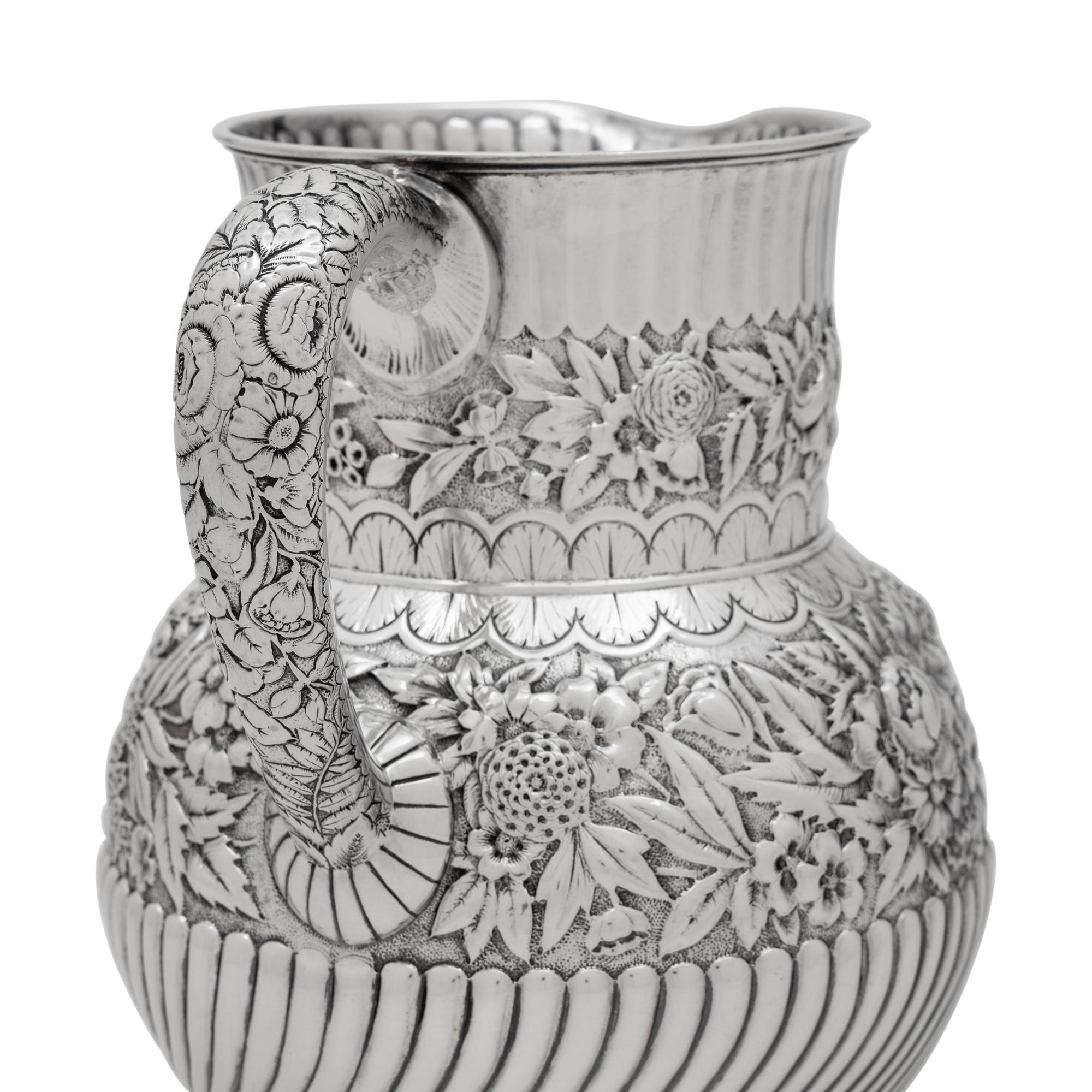 A Tiffany and Co. Silver Water Pitcher