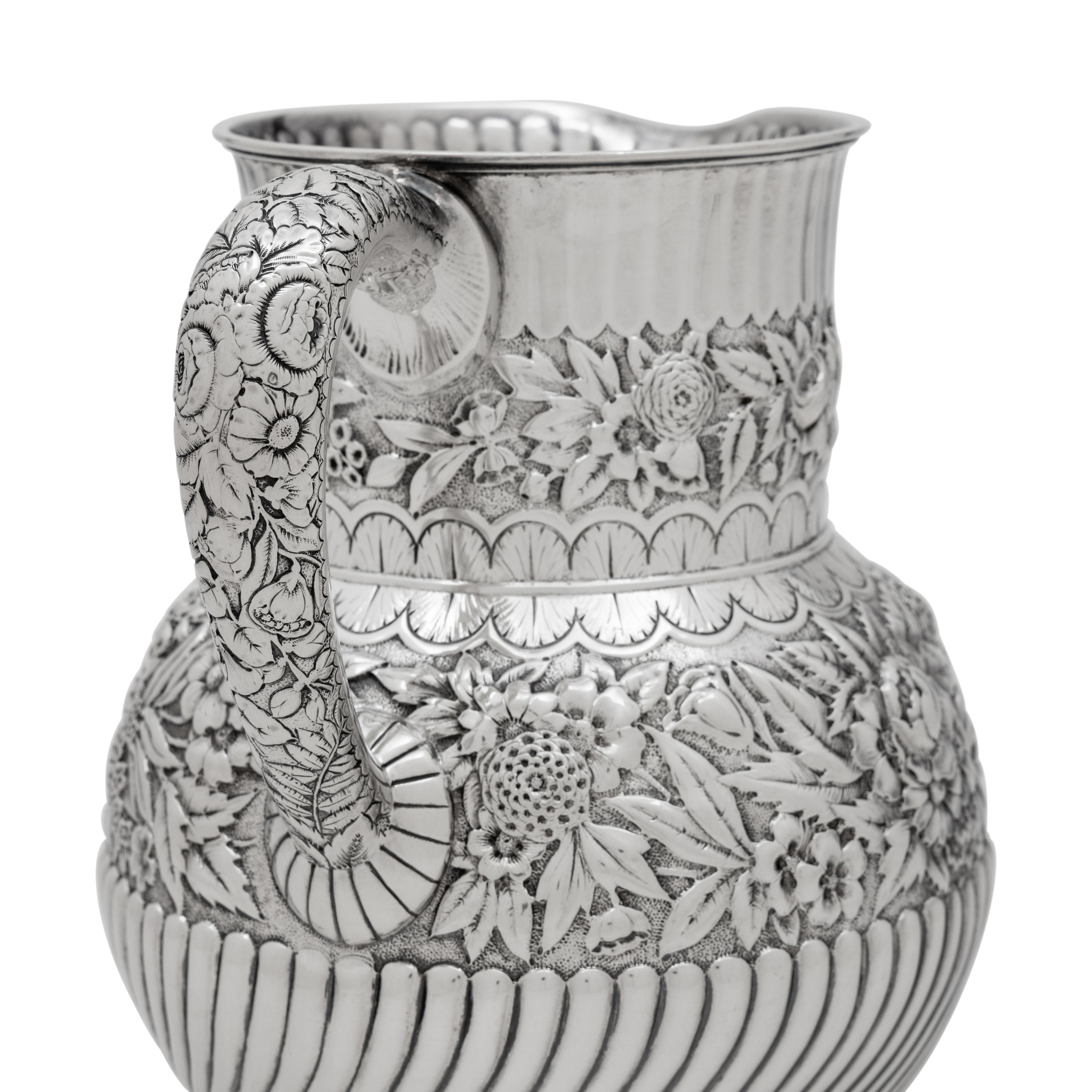 A Tiffany and Co. Silver Water Pitcher