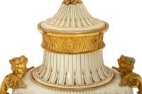 A Gilt Bronze Mounted Sèvres Porcelain Urn