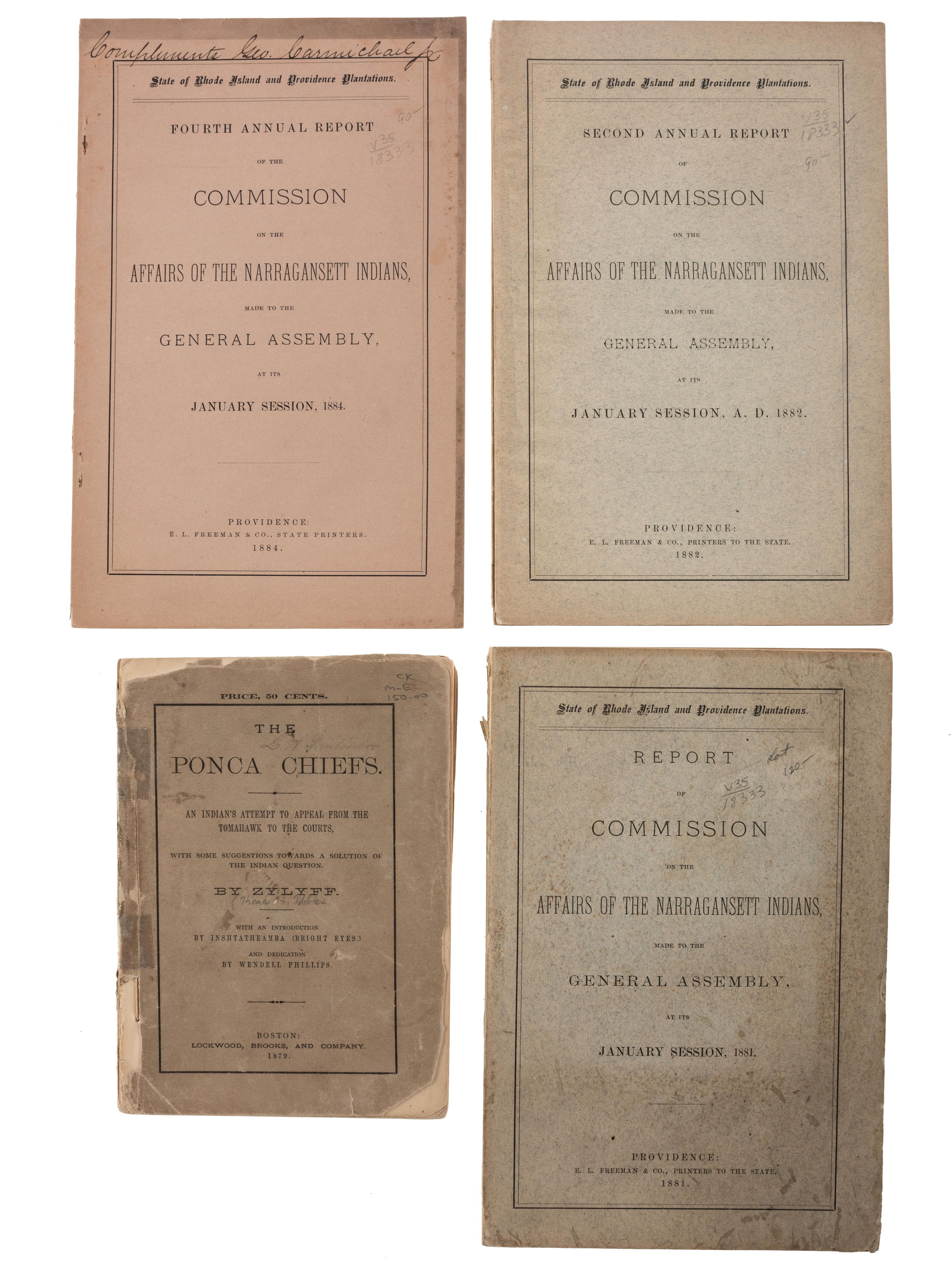 [NATIVE AMERICANS]. 19th Century Indian Tribes, mostly Eastern.