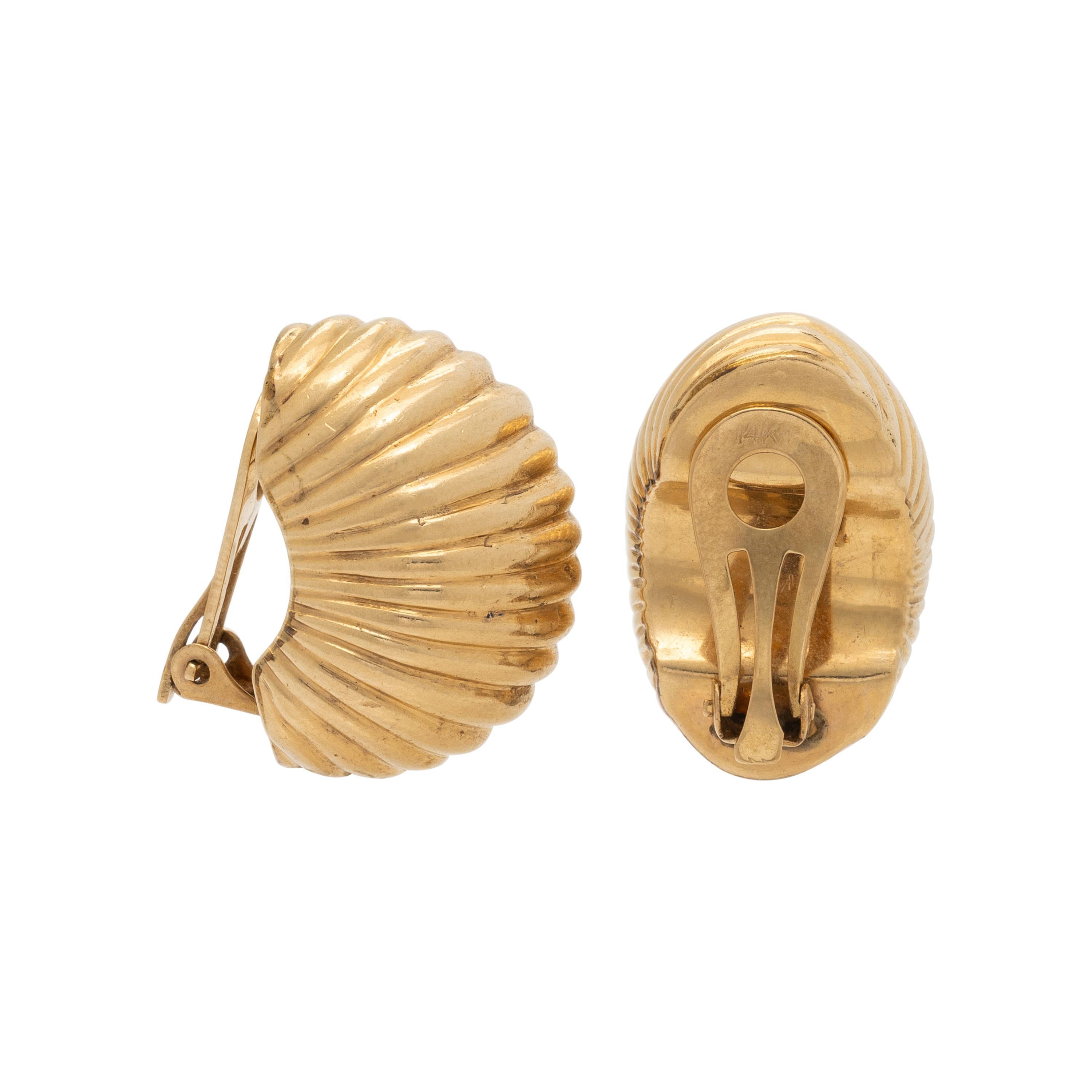YELLOW GOLD EARRINGS