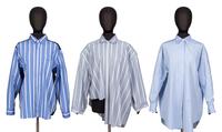 Vetements & Off-White, Three Striped Shirts