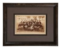 CHOATE, John N. (1848-1902), photographer. Boudoir card of a class of female students with their teacher at Carlisle Indian School. Carlisle, PA, n.d.