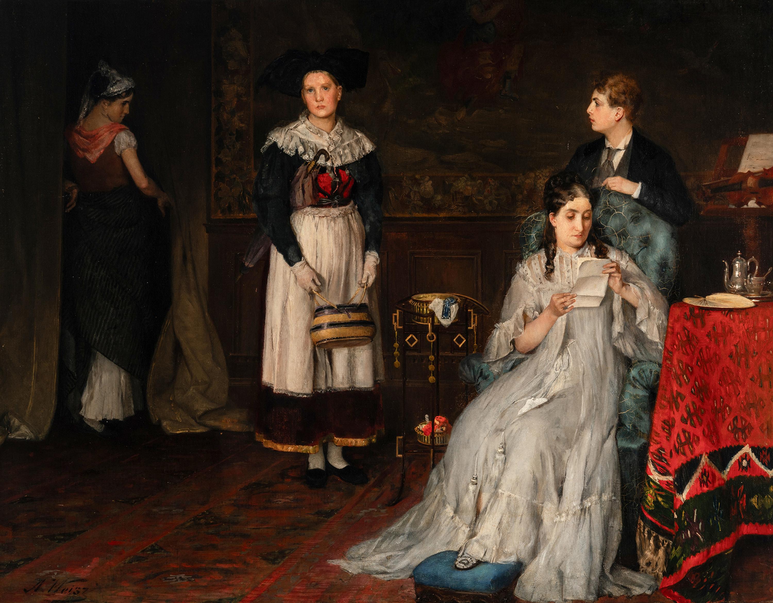 Adolphe Weisz (French, 1838-d. after 1900) — A Letter of Introduction