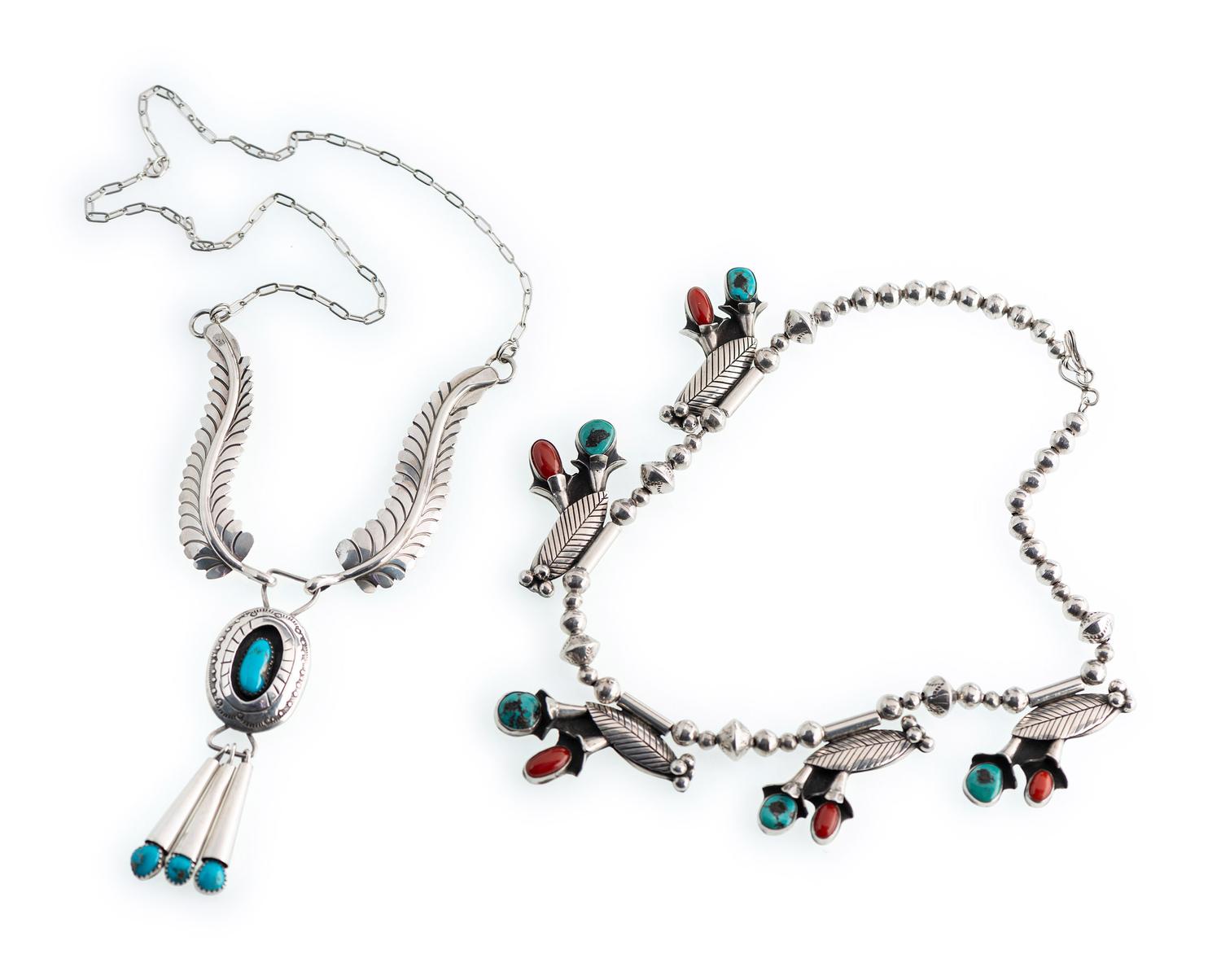 Navajo Silver Necklaces