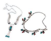 Navajo Silver Necklaces