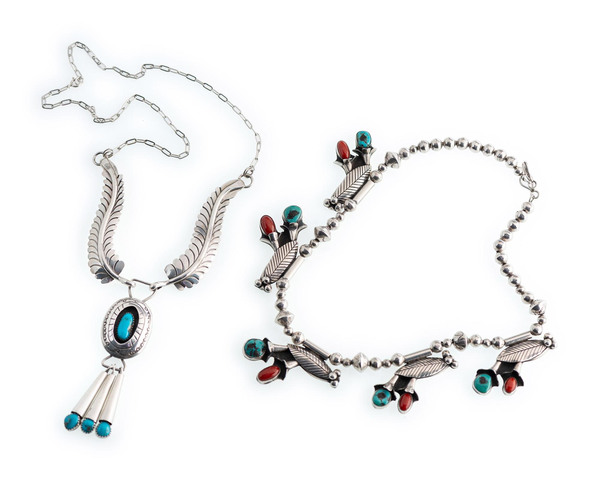 Navajo Silver Necklaces
