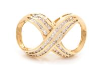 A Yellow Gold and Diamond Slide Pendant,