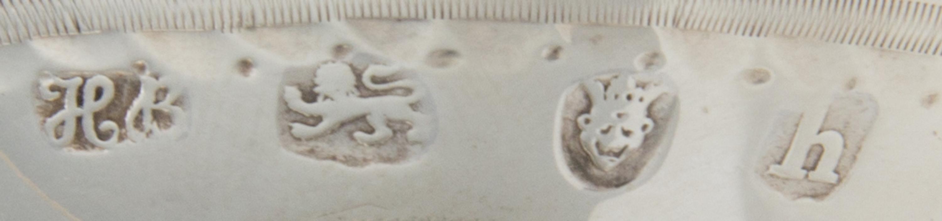 A George III Reticulated Silver Sugar Basket with Glass Liner, Hester Bateman, London, 1783, of ovoid form, having a beaded edge and a