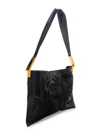 Fendi Black Snakeskin Beaded Bag