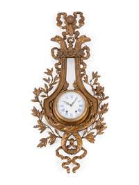 A French Bronze Cartel Clock