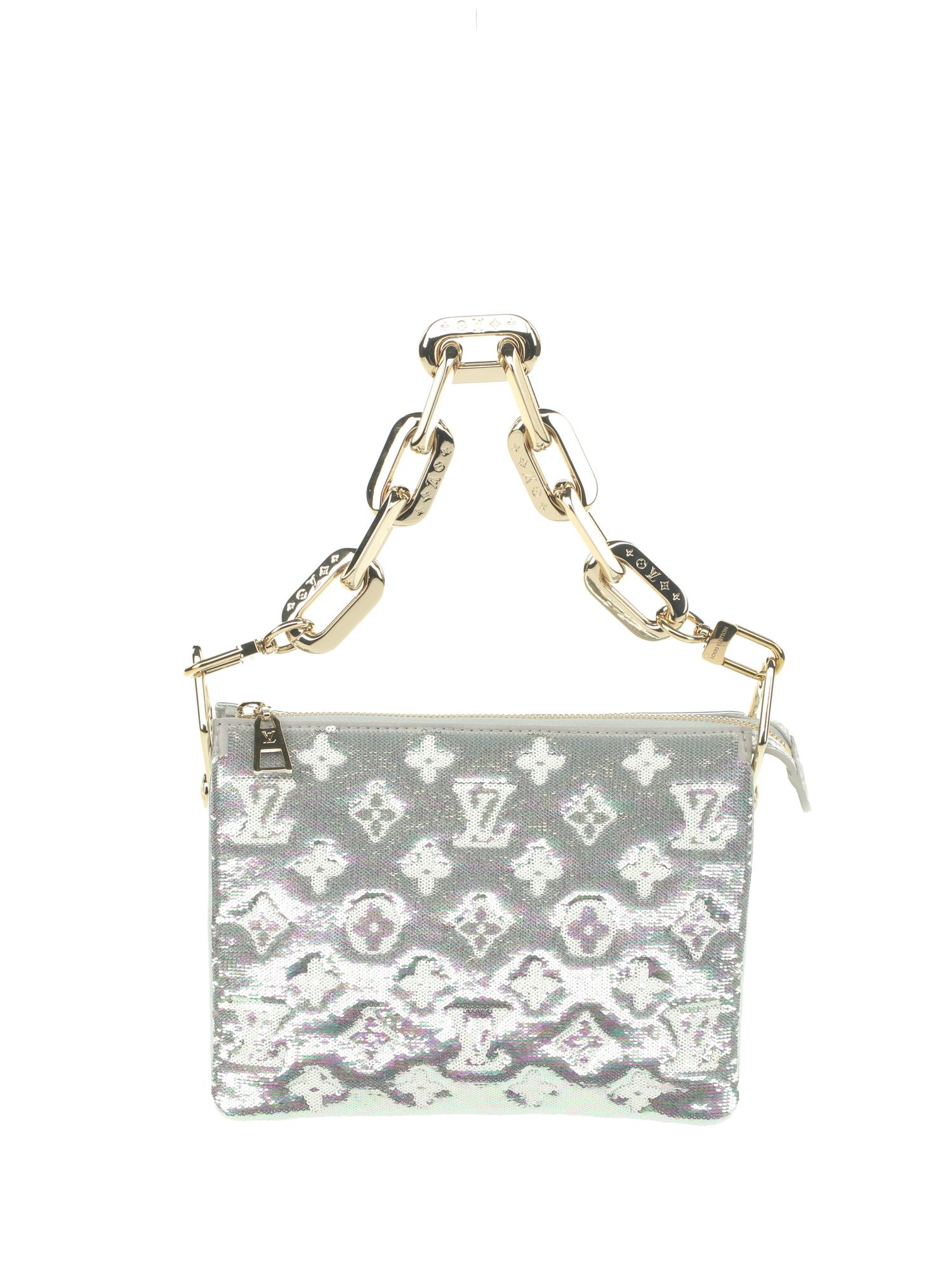 Louis Vuitton Metallic Sequin Coussin BB Bag, 2022