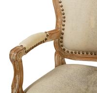 A Pair of French Provincial Fauteuils with Hide Upholstery — 20TH CENTURY
