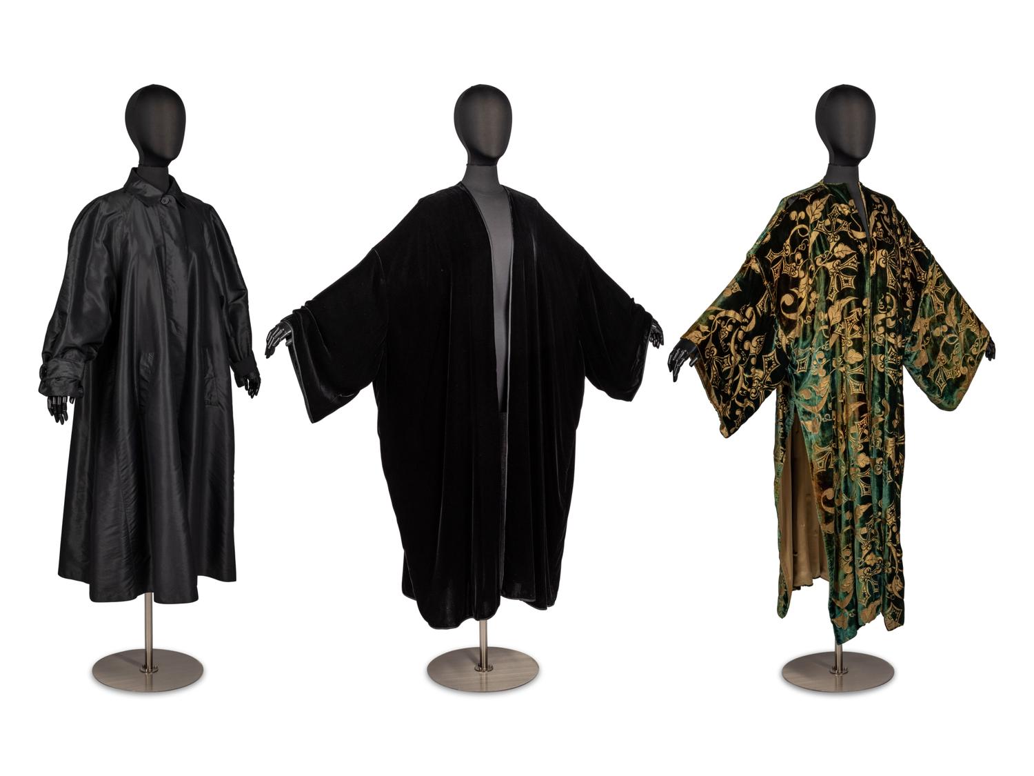 Isaac Mizrahi Robe, Patricia Lester Robe, and Ultimo Jacket, 1980-90s